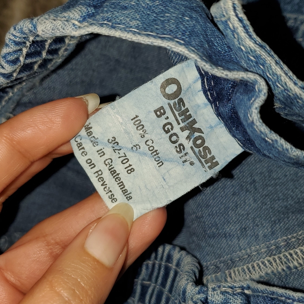 5 for $25 | Vintage OshKosh Medium Wash Denim Skort - Picture 5 of 15